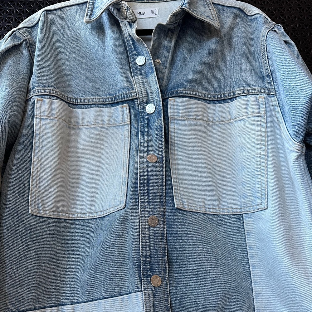 Denim Patchwork Jacket - image 6